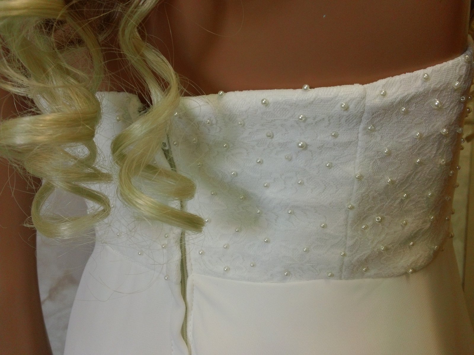 pearl beaded bodice wedding gown